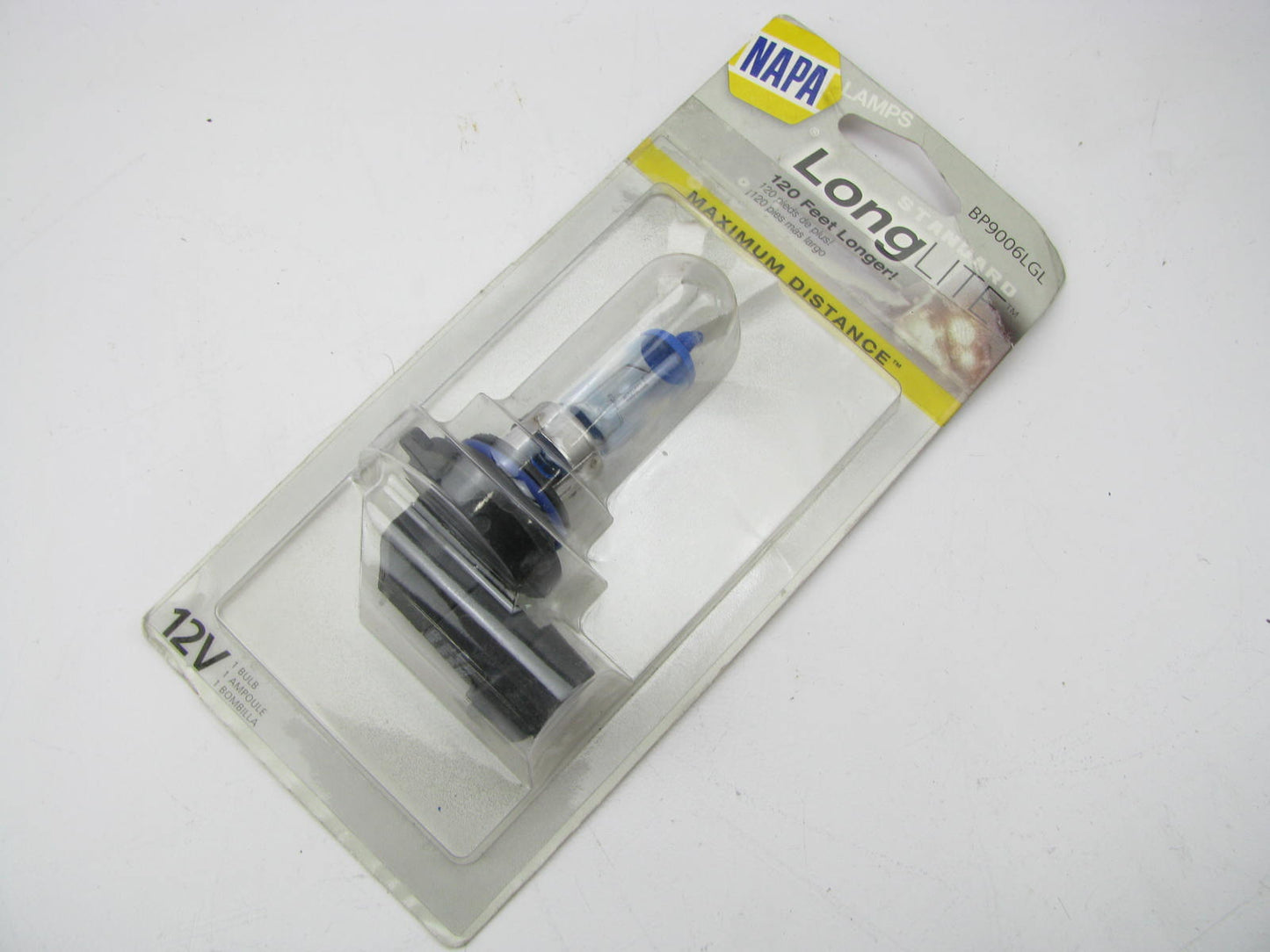Napa BP9006LGL #9006 LongLite Headlight Headlamp Light Bulb HB4 12V 55W 9006