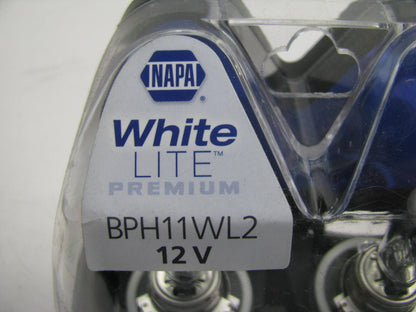 Napa BPH11WL2 White Headlight Headlamp Bulb H11 12V 55W - 2/Pack