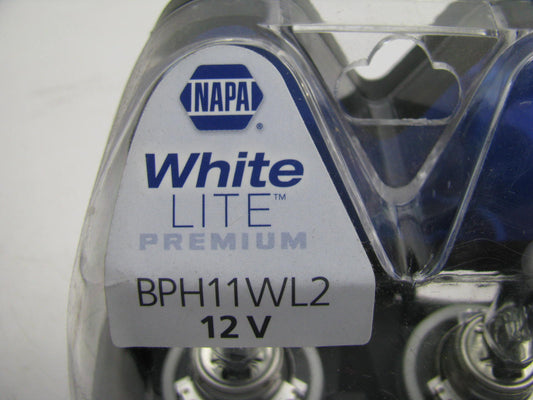 Napa BPH11WL2 White Headlight Headlamp Bulb H11 12V 55W - 2/Pack