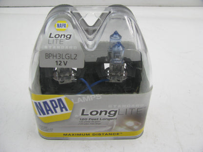Napa BPH3LGL2 Headlight Headlamp Bulb 12V 55W H3LGL - 2/Pack H3 Bulbs