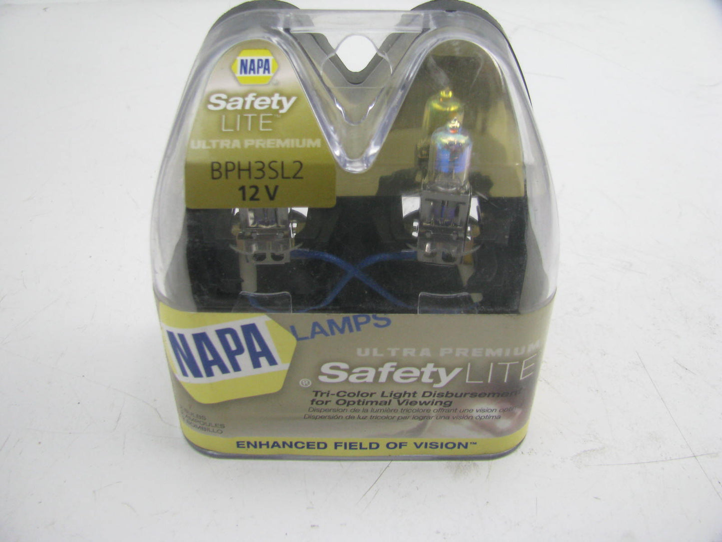Napa BPH3SL2 Safety Headlight Headlamp H3 Light Bulbs 12V 55W - 2/Pack