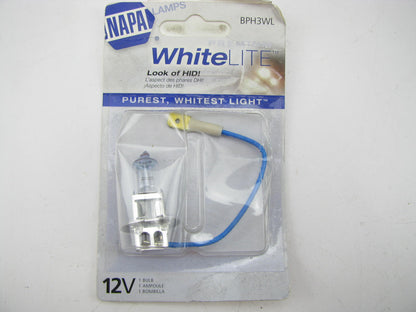 Napa BPH3WL White Lite Headlight Headlamp Bulb PK22s T3 1/4'' 12V 55W