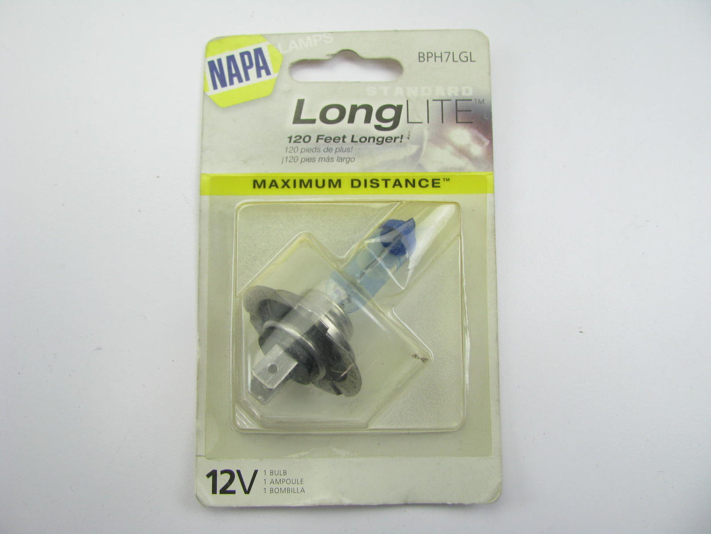 Napa BPH7LGL Long Lite Headlight Headlamp Bulb Px26d T4 5/8'' 12V 55W