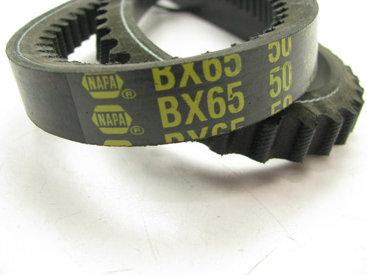 Napa BX65 Industrial Cogged Accessory Drive Belt - 21/32'' X 68''