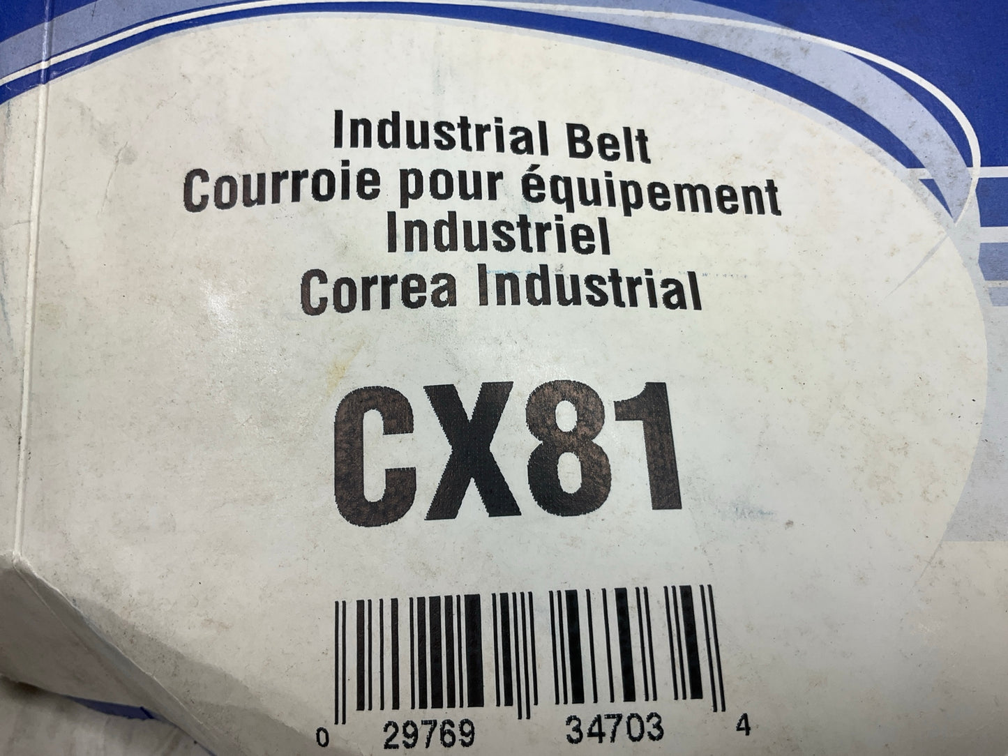 Napa CX81 Cogged Industrial Accessory Drive Belt - 0.92'' X 85.15''