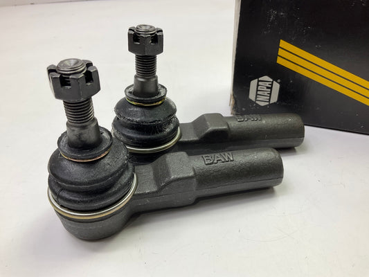 (2) Napa ES2111R FRONT OUTER Steering Tie Rod Ends