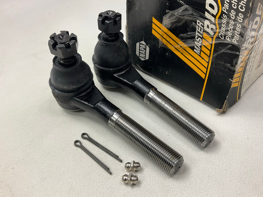 (2) Napa ES2121L Steering Tie Rod End - Front Inner / Outer