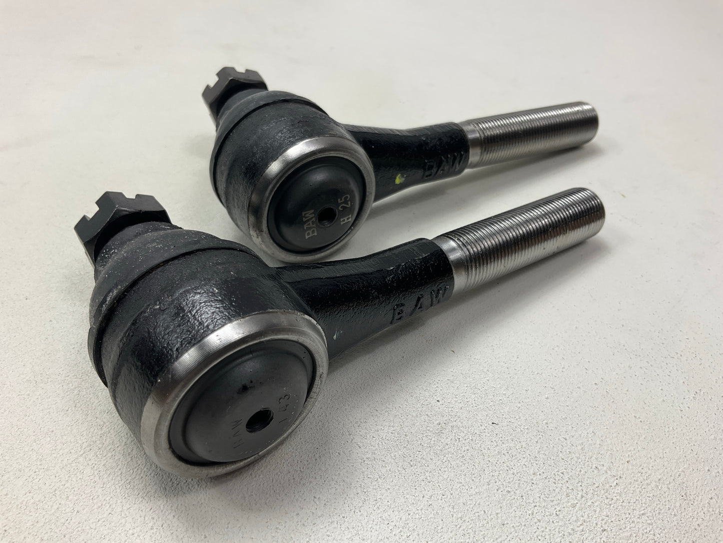(2) Napa ES2121L Steering Tie Rod End - Front Inner / Outer