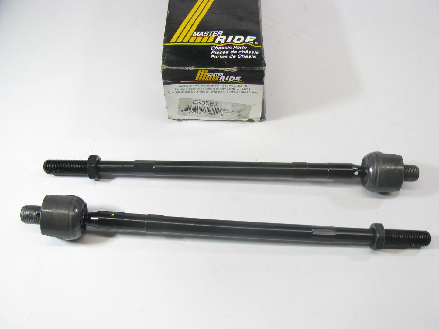 (2) Napa ES3503 Front Inner Steering Tie Rod End For 96-00 Elantra 97-01 Tiburon