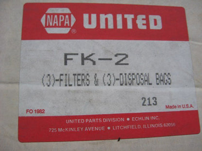 Napa FK-2 Brake Washer Cloth Filter - PACK OF 3