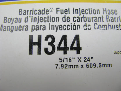 Gates 27335 Barricade Fuel Injection Fuel Hose 5/16''  2 Feet  225 PSI  Napa H344