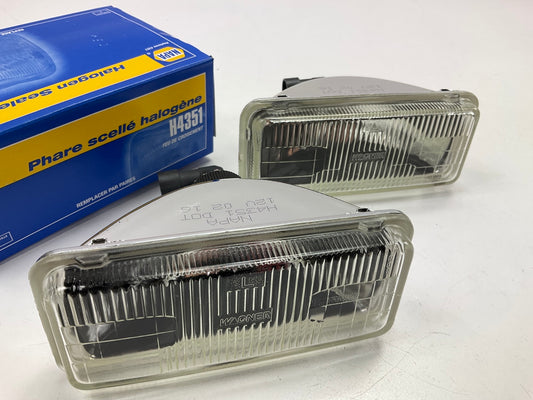 (2) Wagner H4351 LOW BEAM Headlight Lamp Bulbs For 93-97 Camaro, In NAPA Boxes