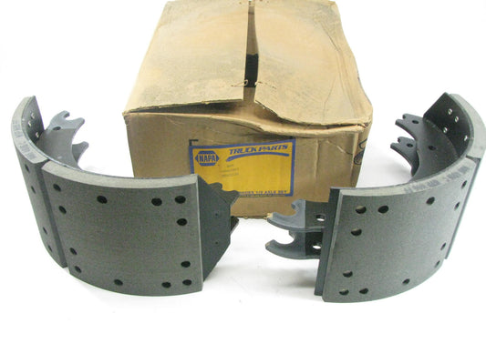Napa LRS4515RST Relined Rockwell P Pin-Type Brake Shoes 16-1/2'' X 7'' # 4515