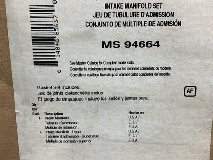 Napa MS94664 Engine Intake Manifold Gasket Set - 90-96 HONDA F22A1 F22A6 2.2L