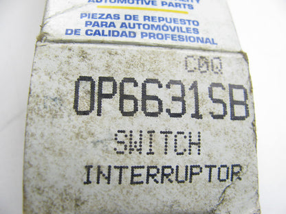 Napa OP6631SB Engine Oil Pressure Switch With Light - 1S6560 8144 PS129 SW1592