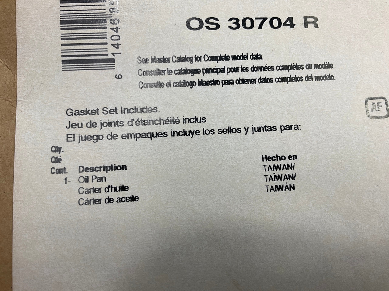 Napa OS30704R Engine Oil Pan Gasket 1993-11 Cadillac Buick 4.0L 4.6L V8 DOHC