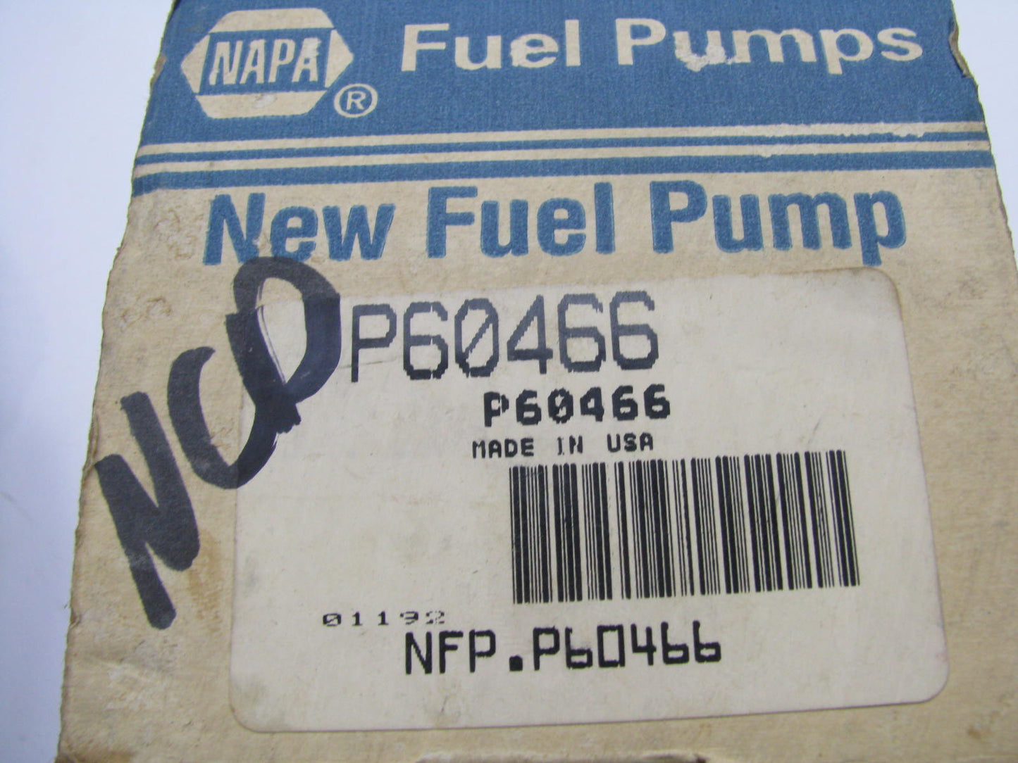 Napa P60466 Electric Fuel Pump For 1985-1986 Chevrolet Corvette