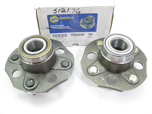 (2) Napa PBR930167 Rear Wheel Hub Bearings For 1998-2002 Honda Accord 2.3L