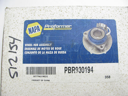 Napa PBR930194 Wheel Bearing & Hub Assembly - Rear
