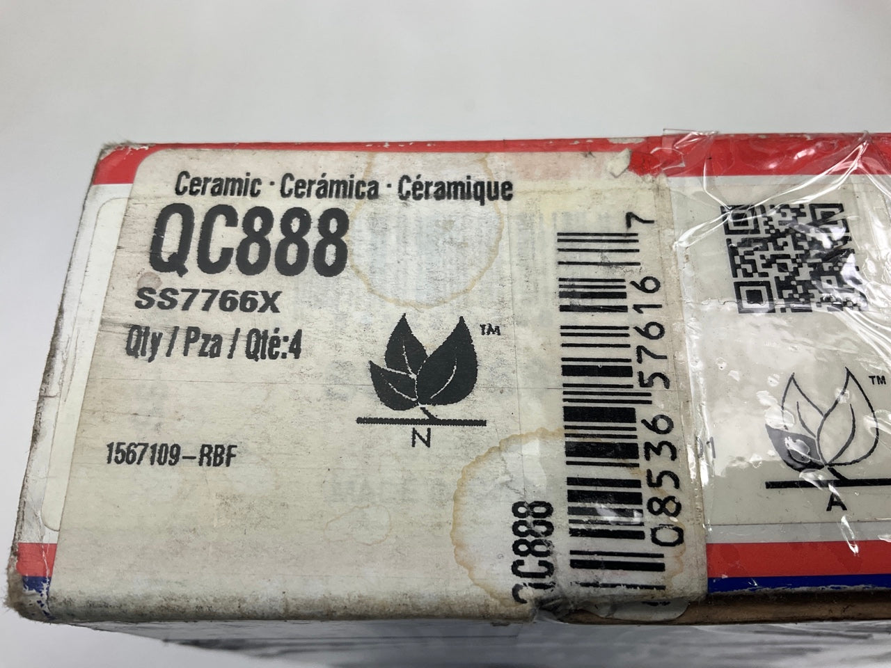 Napa QC888 Front Ceramic Disc Brake Pads