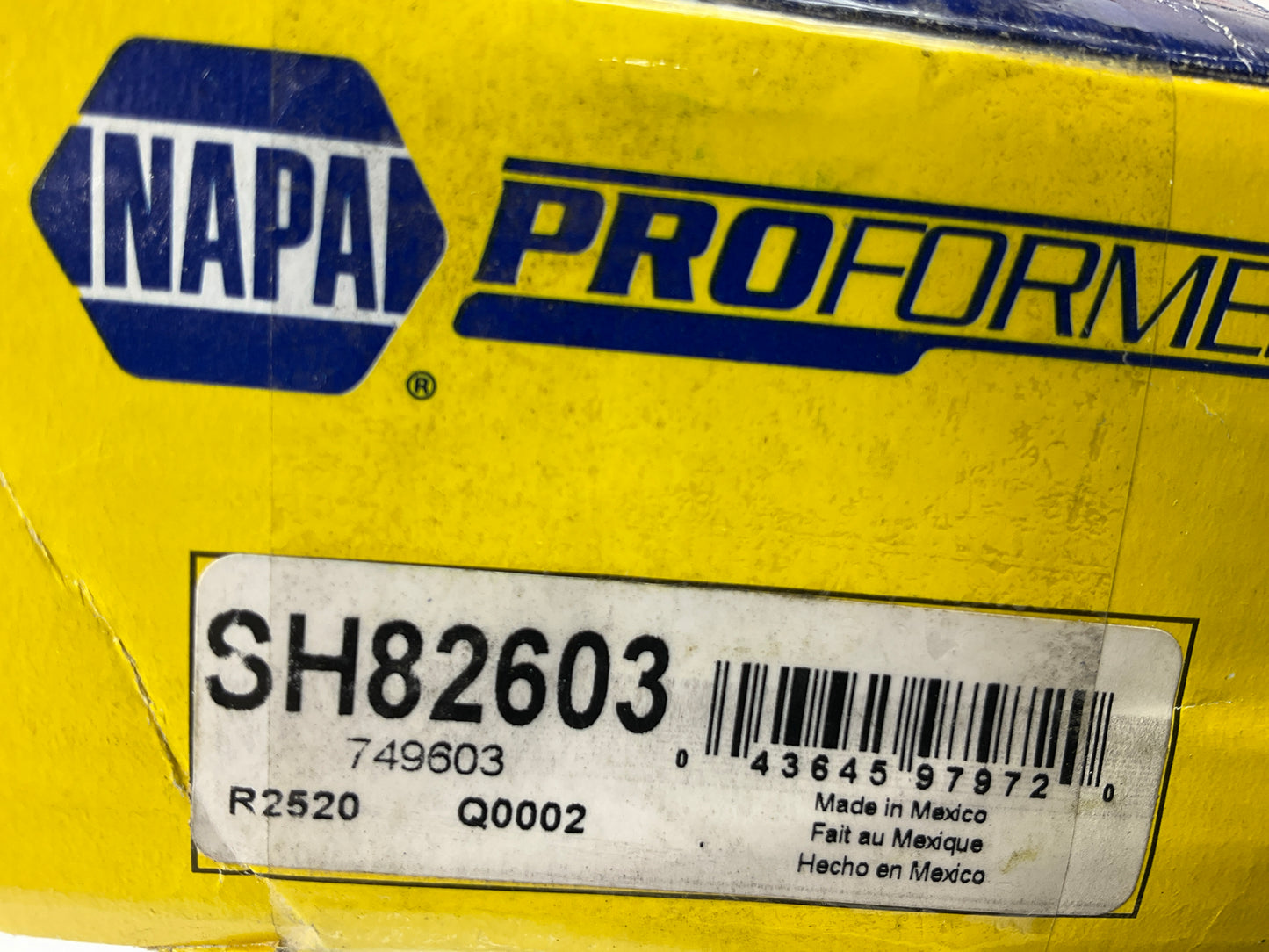 (2) Napa SH82603 Suspension Shock Absorber, Rear