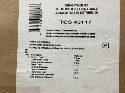 Napa TCS45117 Timing Cover Gasket Set For 64-06 Jeep AMC 2.5 3.8 4.0L 4.2L
