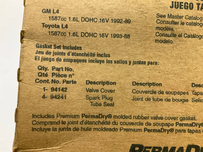 Napa VS50324R-1 Valve Cover Gasket Set - 1990-93 Celica, 1988-92 Corolla DOHC