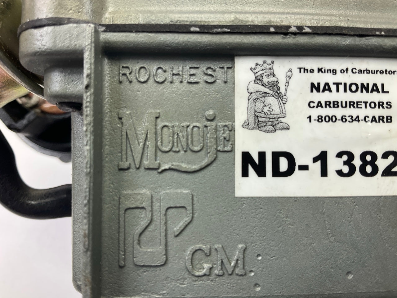 REMAN. National Carburetors ND1382 Carburetor - Rochester 1-BBL Monojet