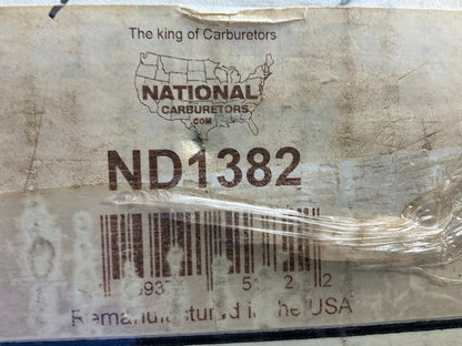 REMAN. National Carburetors ND1382 Carburetor - Rochester 1-BBL Monojet