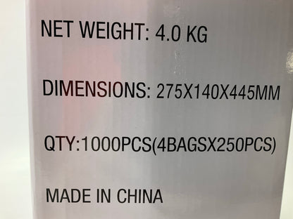 Qty.1,000 - National Oak Paper Paint Strainers, 140 GSM Cone Filters