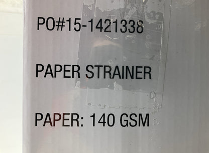 Qty.1,000 - National Oak Paper Paint Strainers, 140 GSM Cone Filters