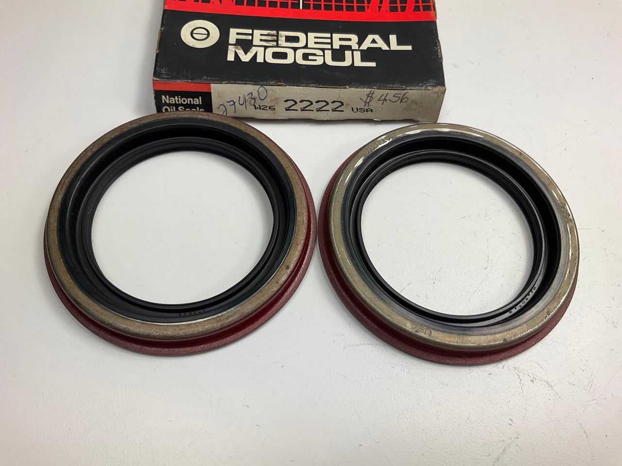 (2) National 2222 Front Inner Wheel Seal 71-73 Ford M400 1974 M450 1975-76 F500