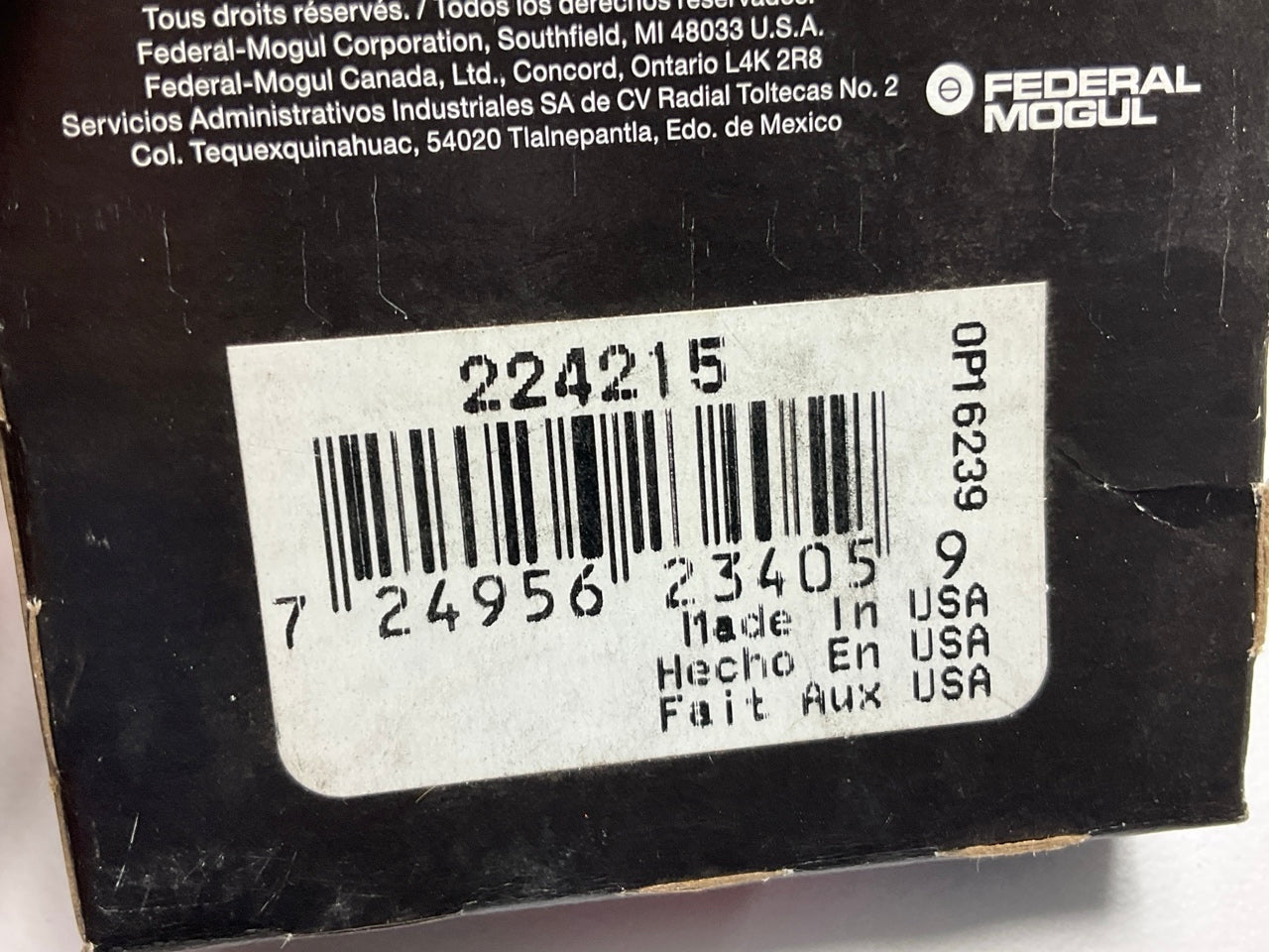 National 224215 Manual Transmission Extension Housing Seal