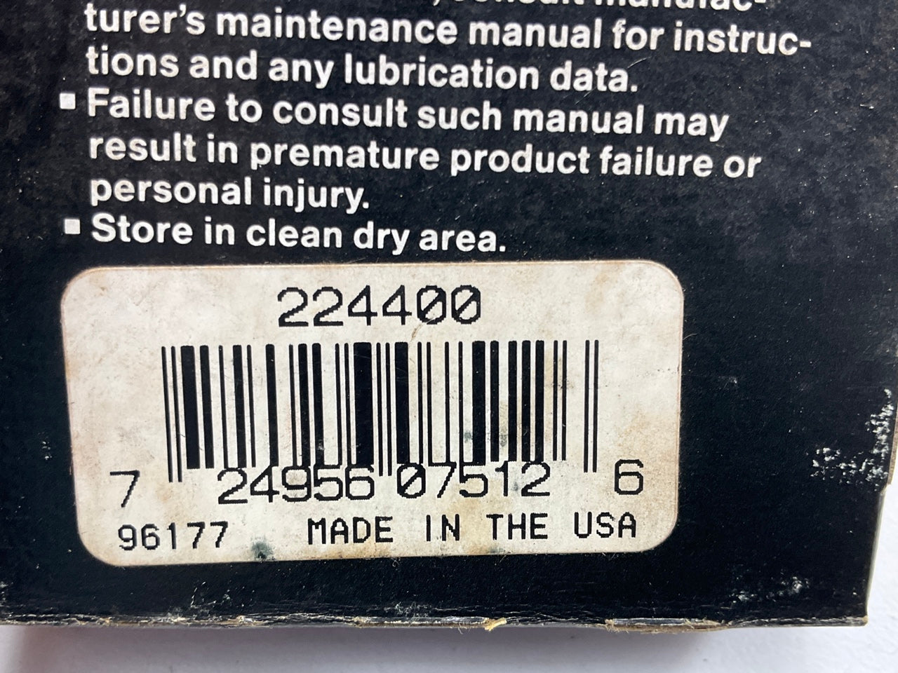 National 224400 Rear Inner Wheel Seal For 85-88 Maxima 86-88 Multi 86-89 Stanza