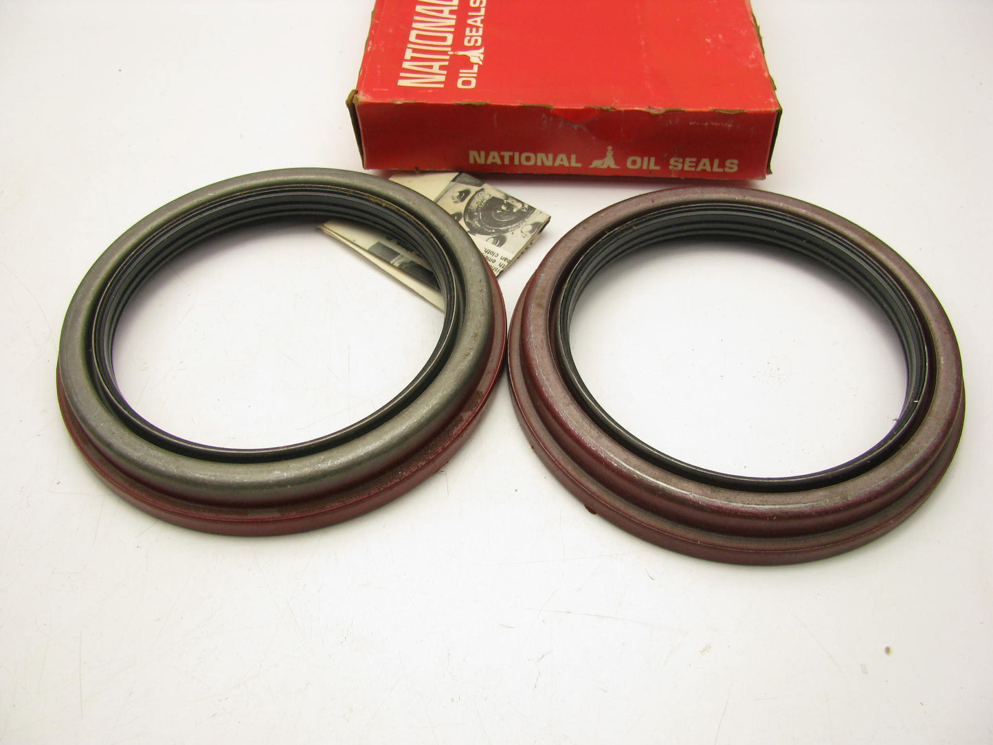 (2) National 370004A Rear Wheel Oil Seal - 6.507'' OD X 4.812'' ID X 1.000'' WIDE