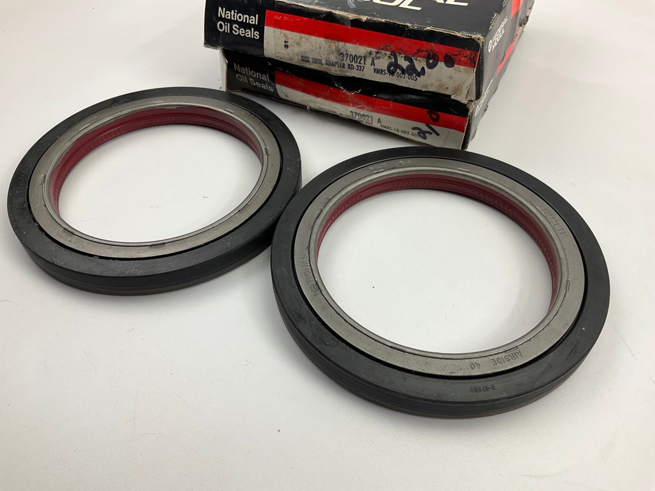 (2) National 370021A Rear Wheel Seal - 6.265'' OD X 4.500'' ID X 0.610''