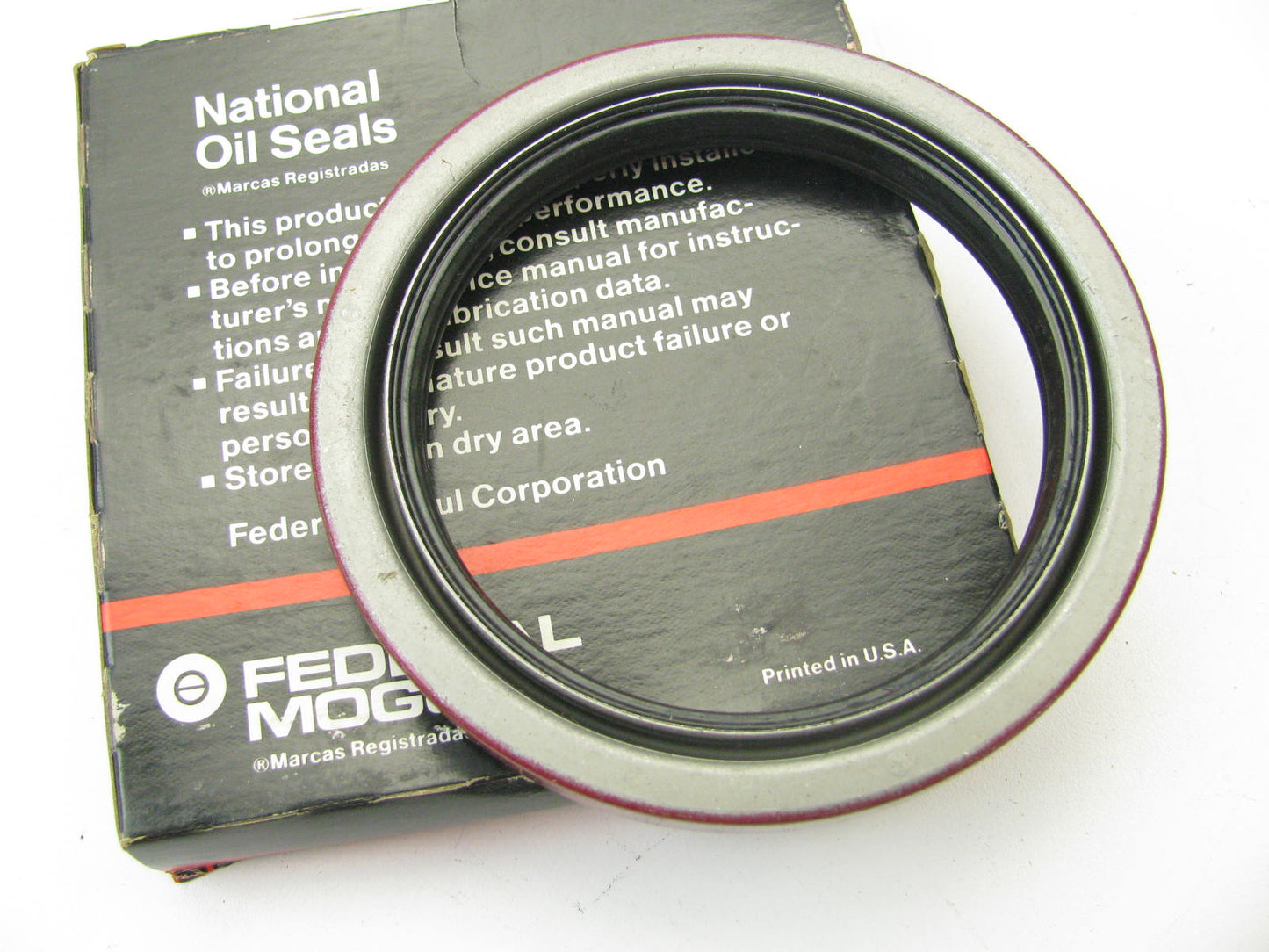 National 370033A Wheel Seal - 5.132'' OD X 3.875'' ID X 0.605'' W - 12303846