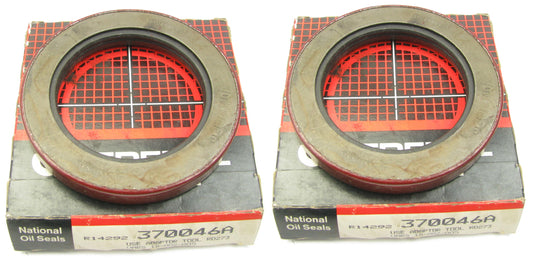 (2) National 370046A Wheel Seals - Rear Inner PAIR