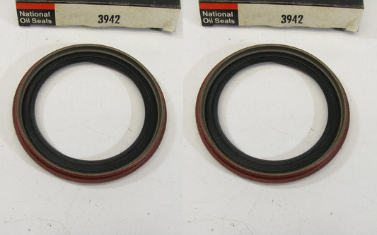 (2) National 3942 Wheel Seals - Front Inner / Outer PAIR