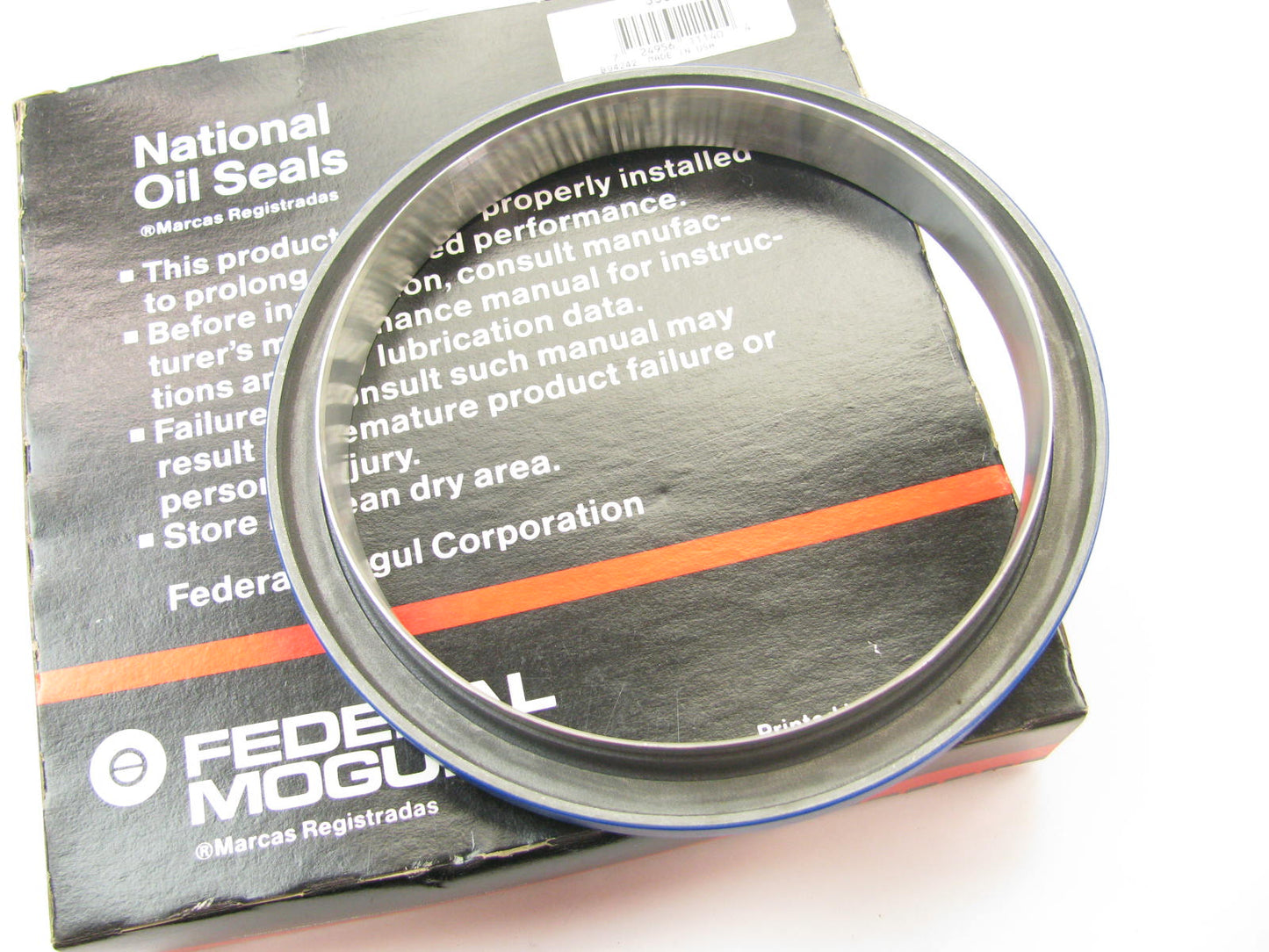 National 39888 Wheel Seal - 7.336'' OD X 6.198'' ID X 0.445'' Wide
