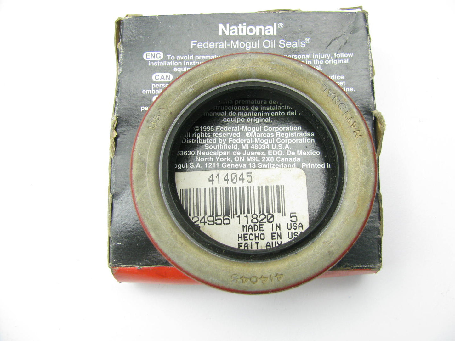 National 414045 REAR Wheel Seal - 2.786'' OD X 1.875'' ID X 0.500'' Wide