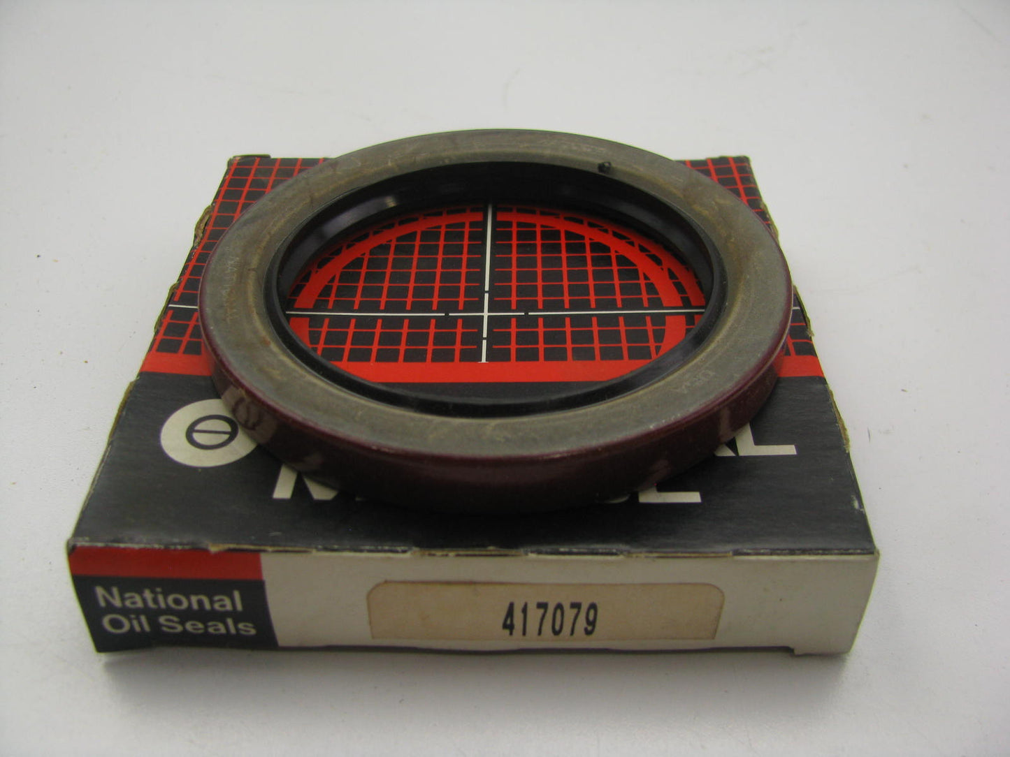 National 417079 Oil Seal - 3.5480'' OD X 2.6250'' ID X 0.3750'' Wide