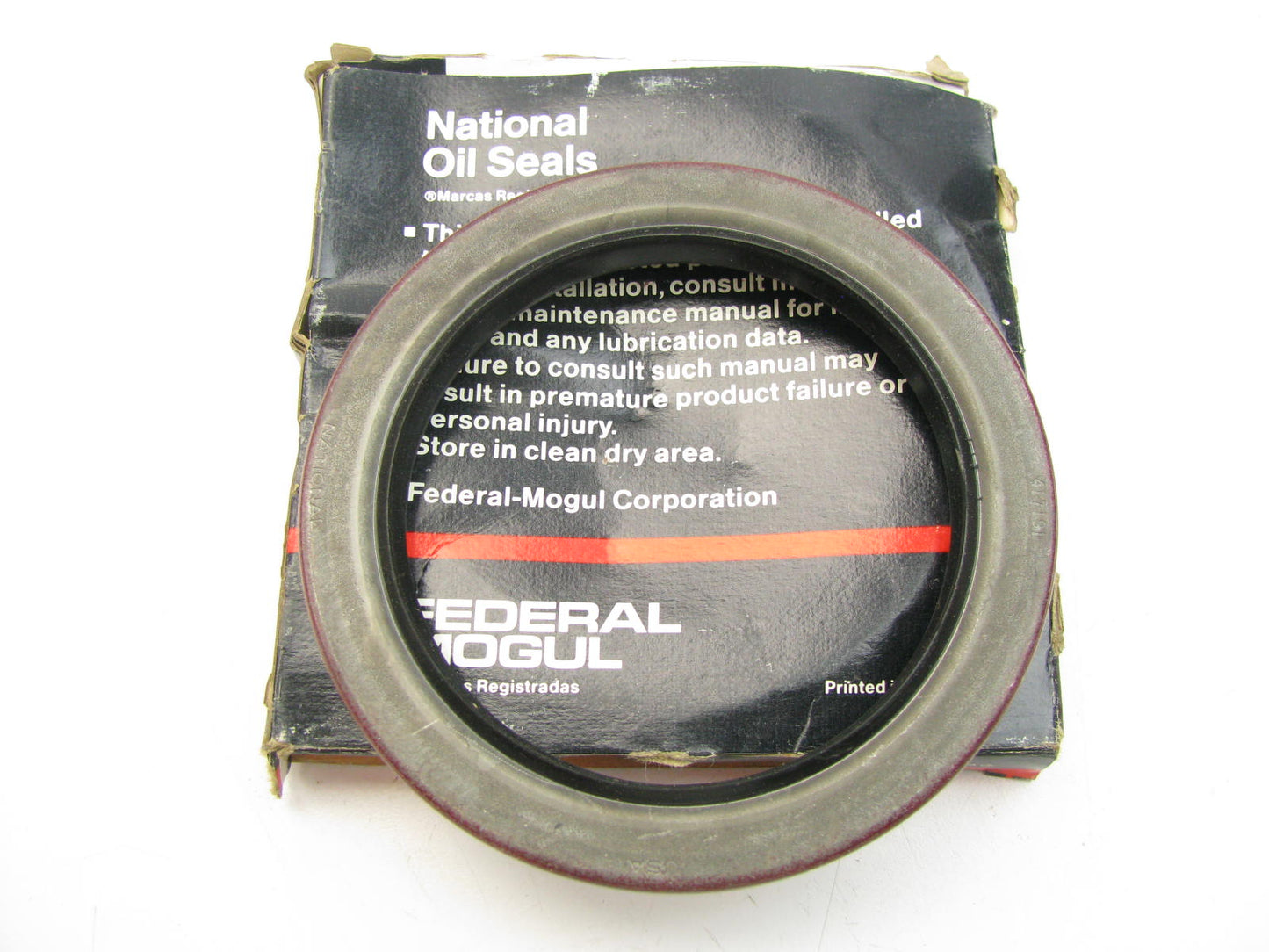 National 417191 Wheel Seal - 4.500'' OD X 3.375'' ID X 0.500'' Wide