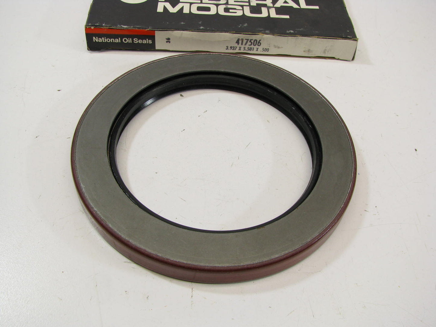 National 417506 Rear Wheel Seal - 5.500'' OD X 3.937'' ID X 0.500'' Wide