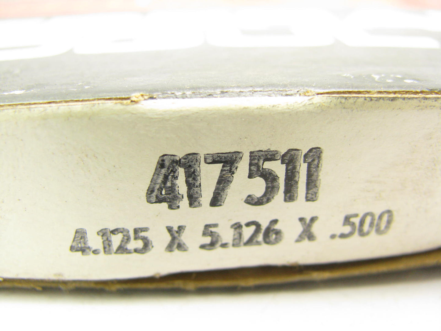National 417511 Oil Seal - 5.1260'' OD X 4.1250'' ID X 0.4375'' Wide