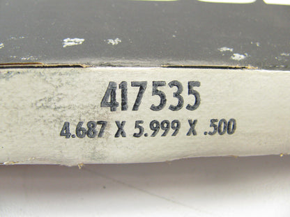 National 417535 Oil Seal - 5.999'' OD X 4.687'' ID X 0.500'' Wide