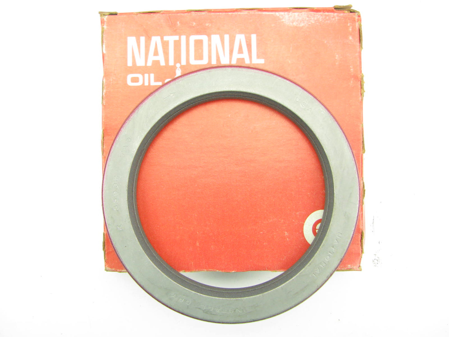 National 417536 Oil Seal - 6.250'' OD X 4.687'' ID X 0.500'' Width