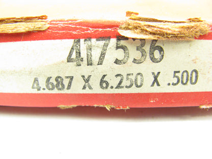 National 417536 Oil Seal - 6.250'' OD X 4.687'' ID X 0.500'' Width