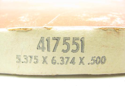 National 417551 Oil Seal - 6.374'' OD X 5.375'' ID X 0.500'' Wide - 53688