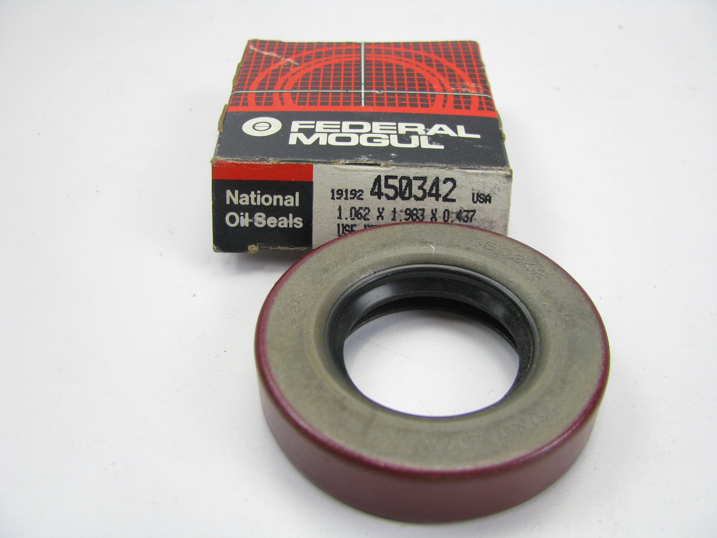 National 450342 Oil Seal - 1.987'' OD X 1.062'' ID X 0.437'' WIde
